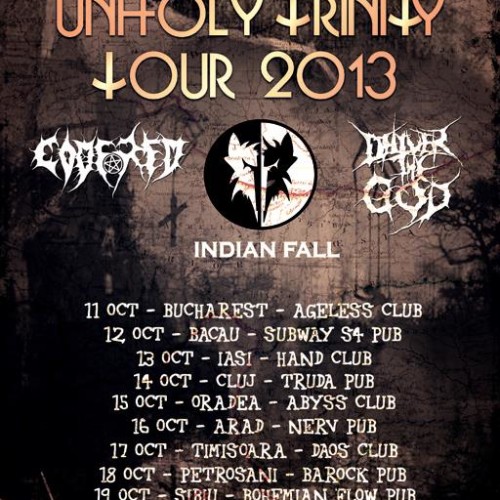 Deliver the God, Code Red si Indian Fall pregatesc un turneu in luna octombrie 2013!
