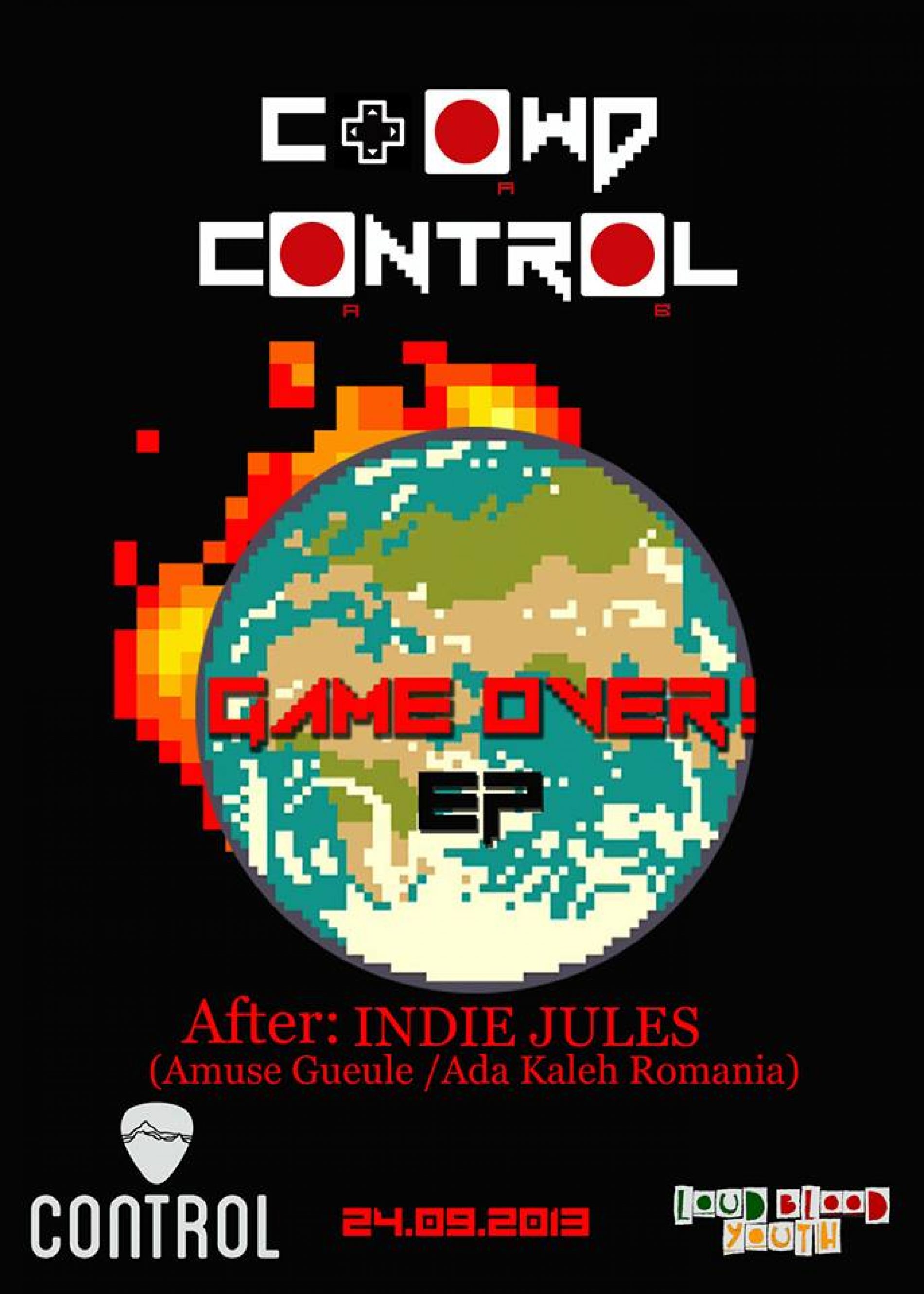 Crowd Control: Concert de lansare album in club Control