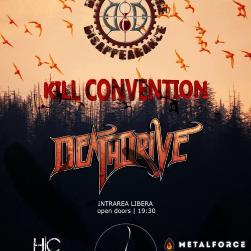 Headfullofnoise: Concert Days Before Disappearance, Kill Convention si Deathdrive