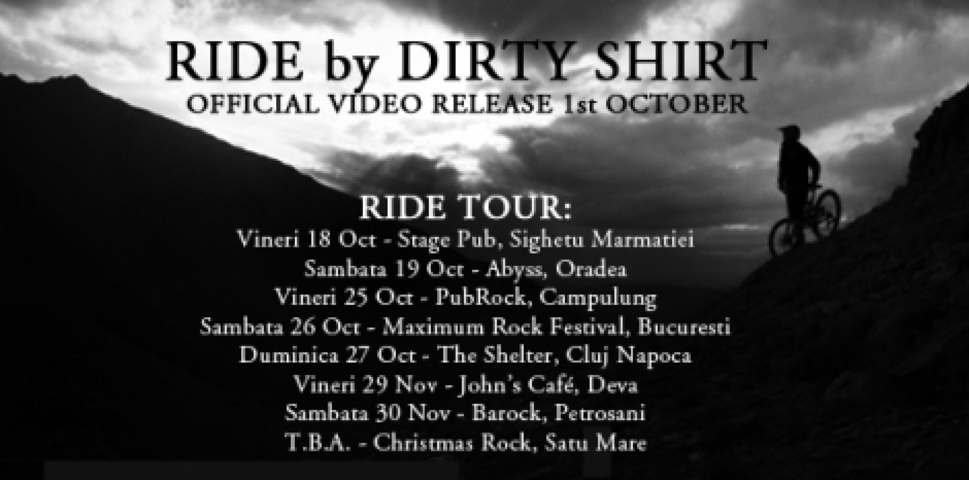 Dirty Shirt dau startul turneului Ride