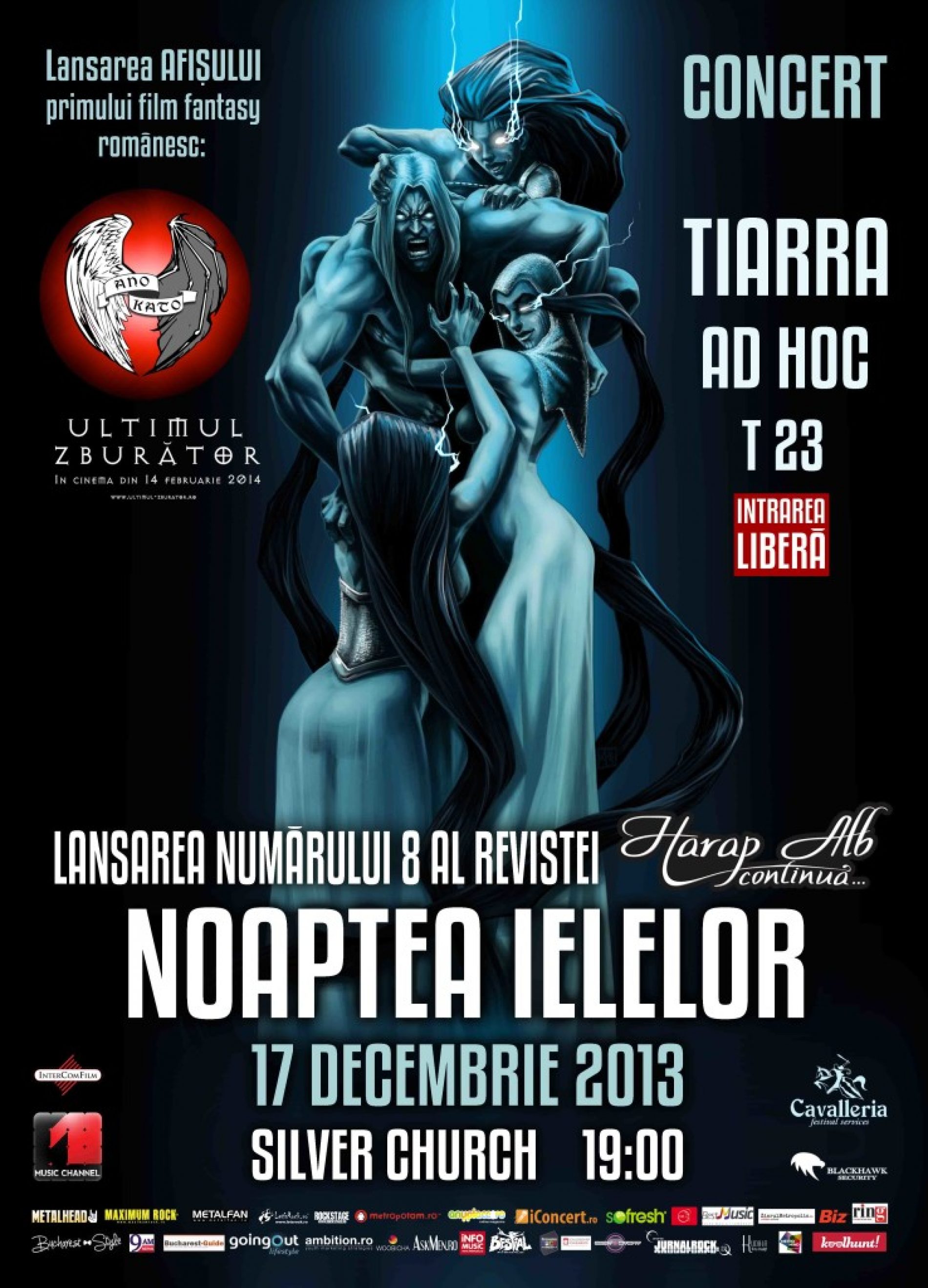 Ad-Hoc, Tiarra: program concert “Noaptea Ielelor”