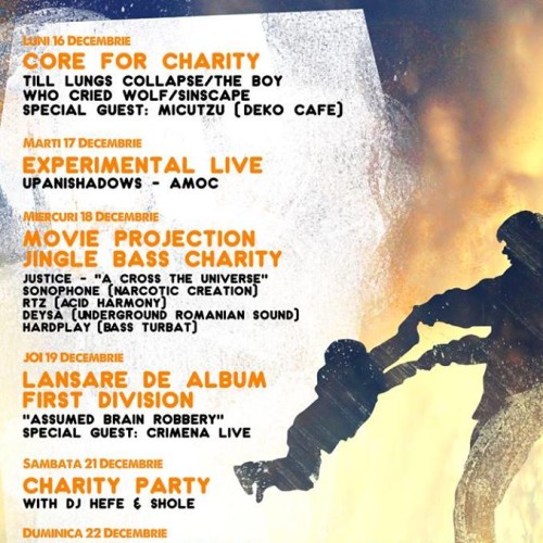 Core for Charity Week in Question Mark Pub 16-22 decembrie ( update)