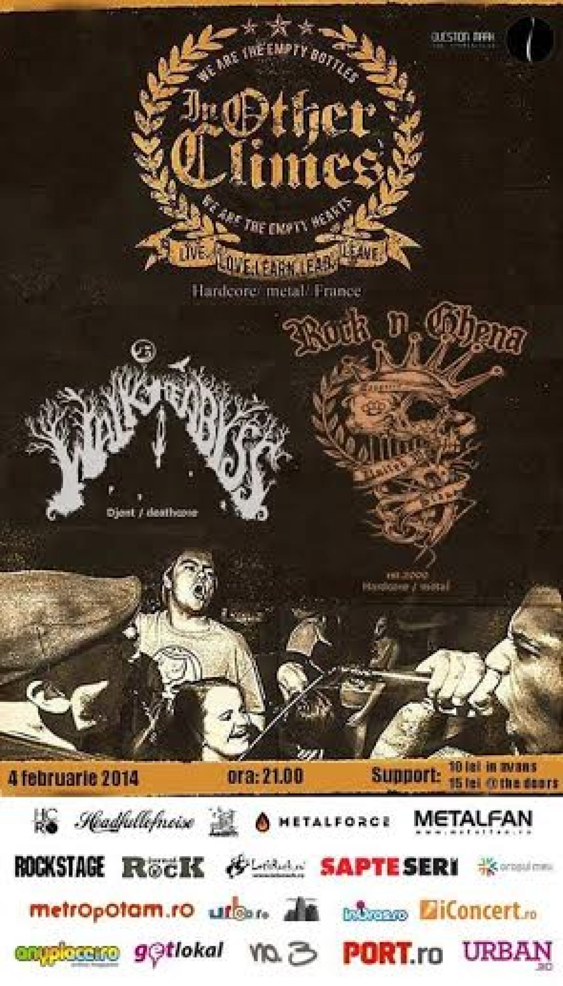 In Other Climes, Walk The Abyss, Rock n Ghena: Concert in Bucuresti