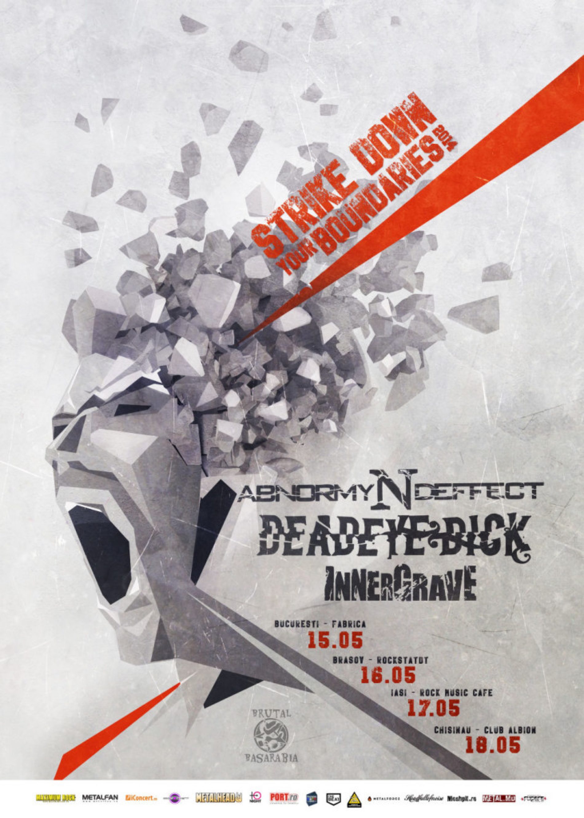 Deadeye Dick si Abnormyndeffect, Strike Down Your Boundaries Tour 2014