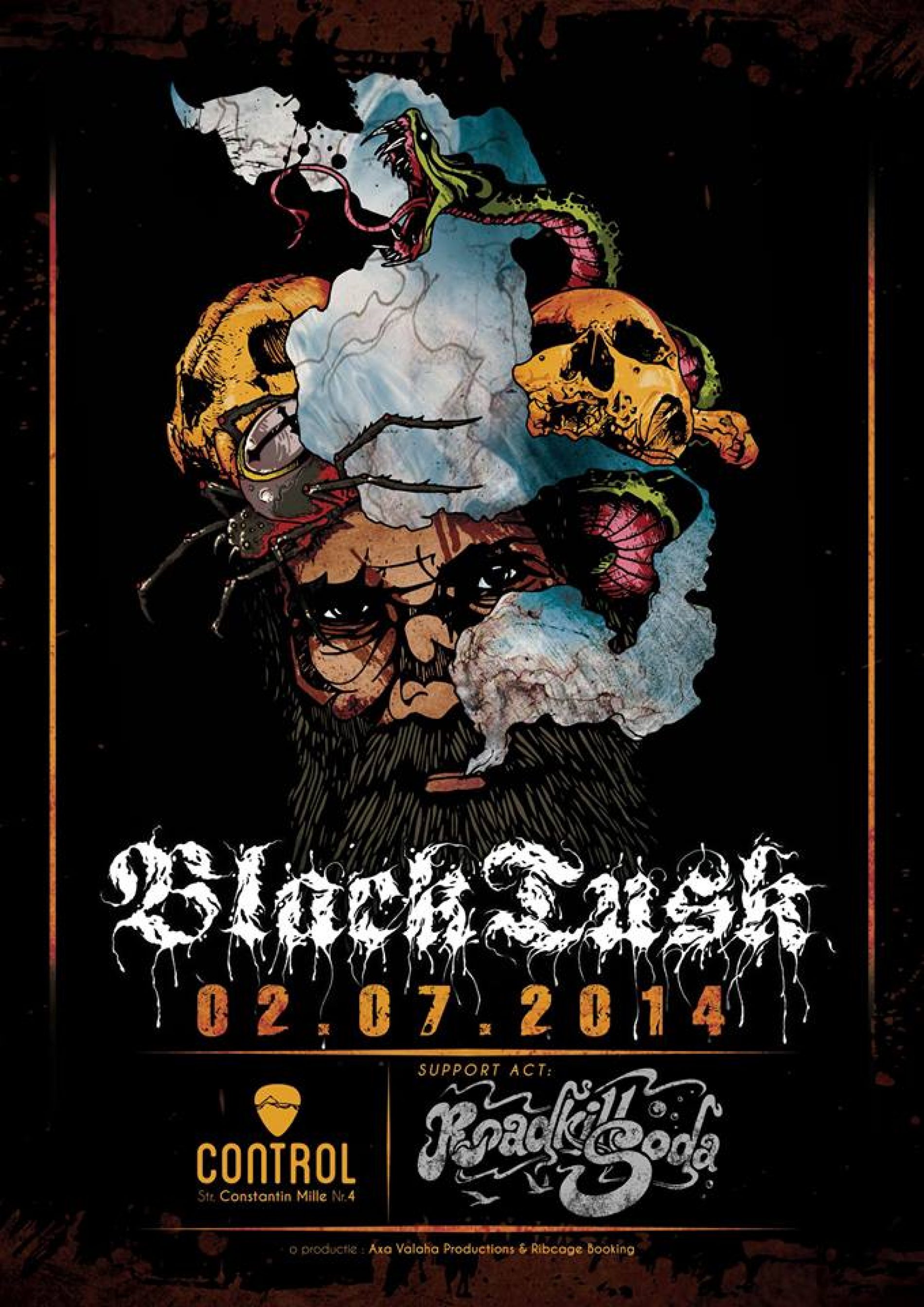 Concert Black Tusk si Roadkill Soda in club Control