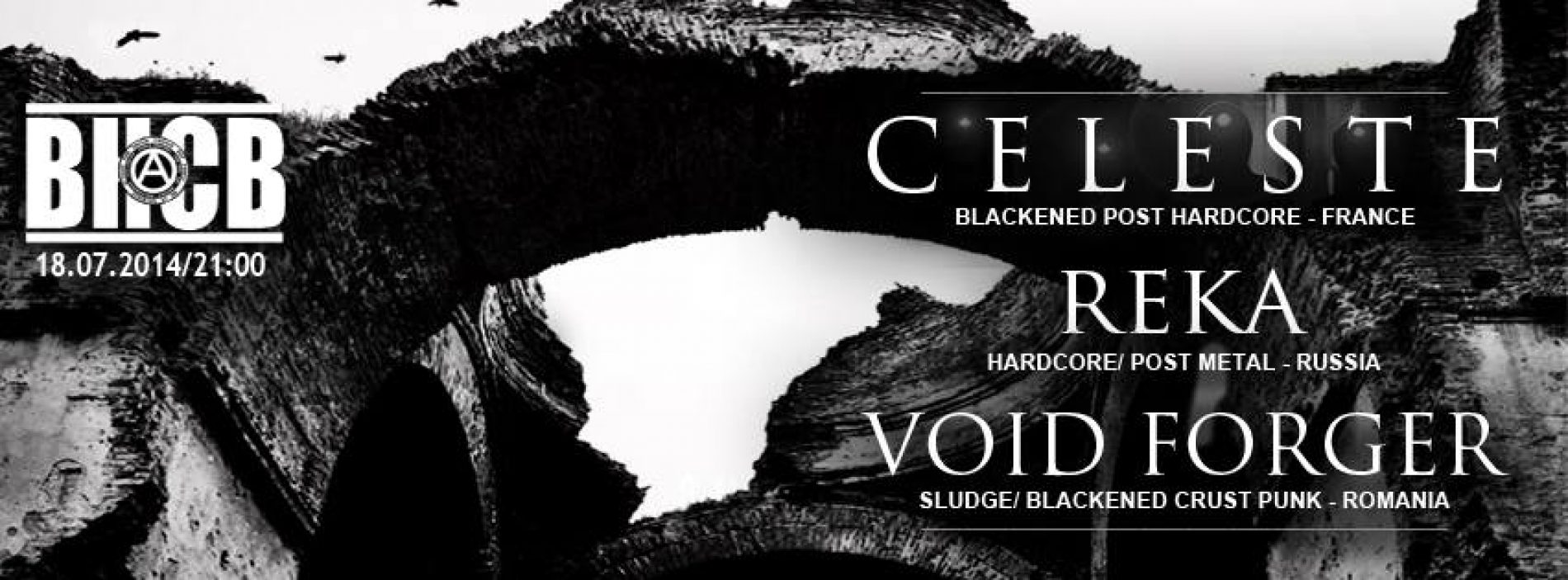Concert Celeste, Reka, Void Forger in Question Mark Bucuresti