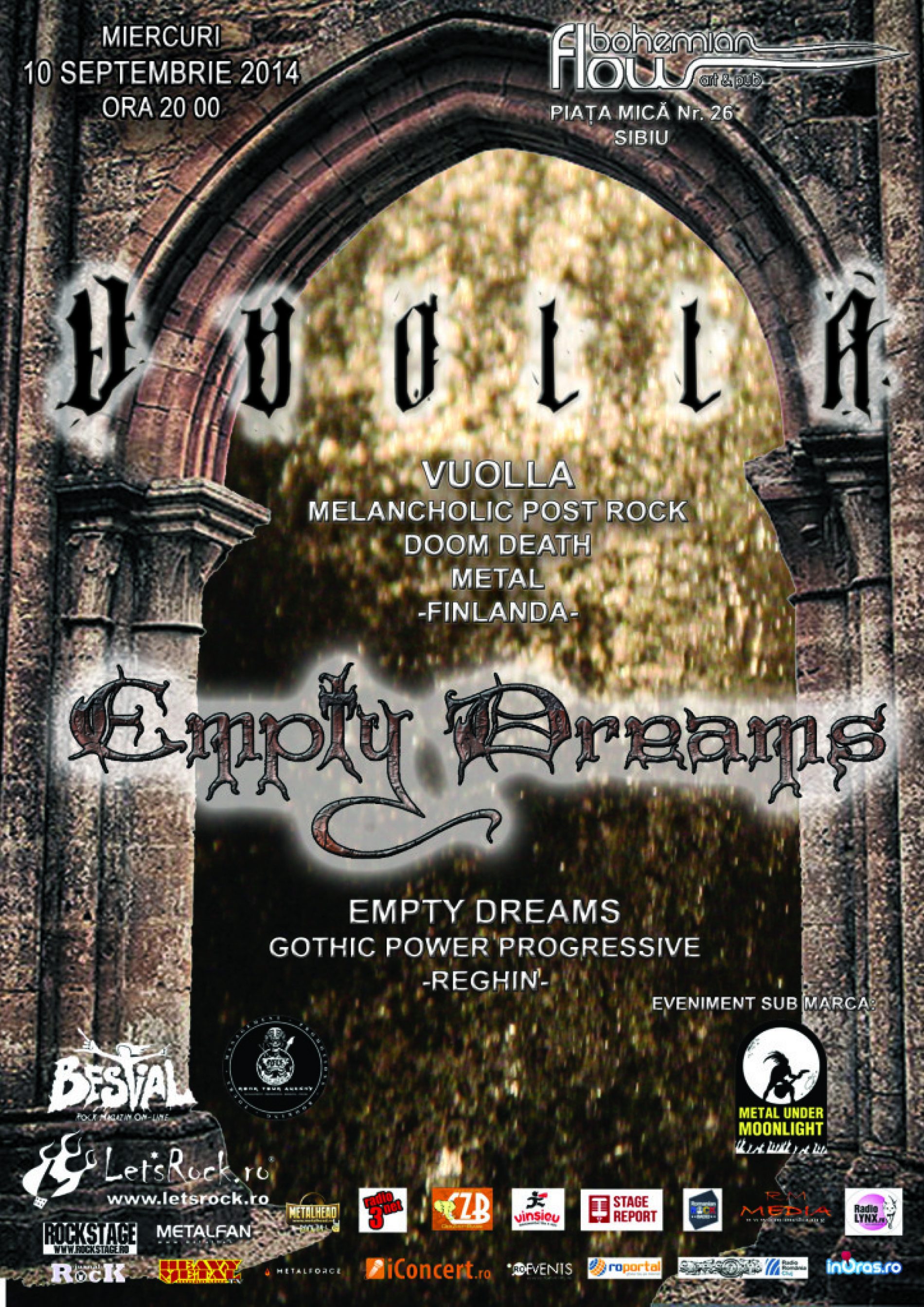 Concert VUOLLA (Finlanda) in Bohemian Flow (Sibiu)