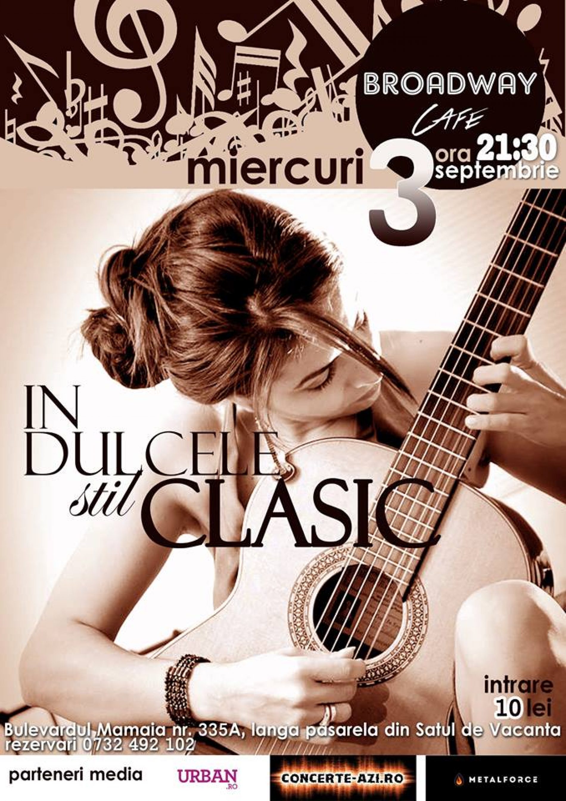 Concert de chitara In Dulcele Stil Clasic cu Madalina Petre
