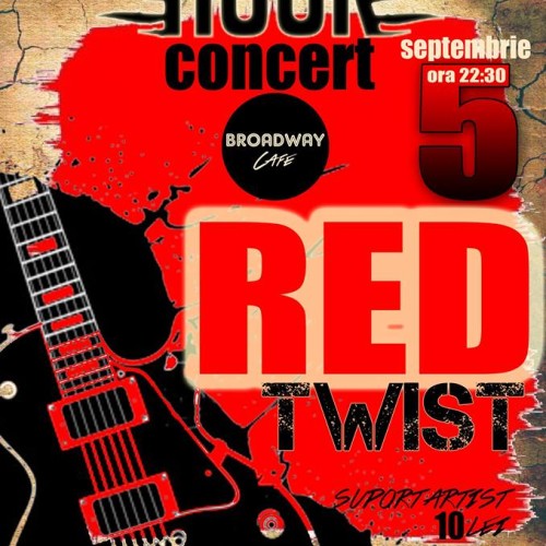 Concert rock cu Red Twist in Broadway Cafe Constanta