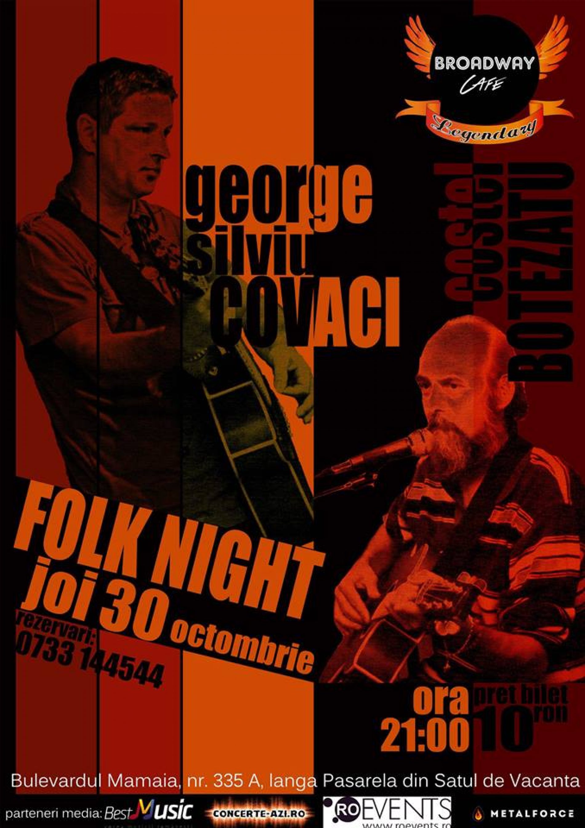 Folk Night la Broadway&Legendary Constanta