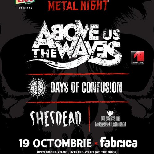 Days Of Confusion canta la Sabotage Metal Night, cu Above Us The Waves (GR), Shesdead si Lost Society