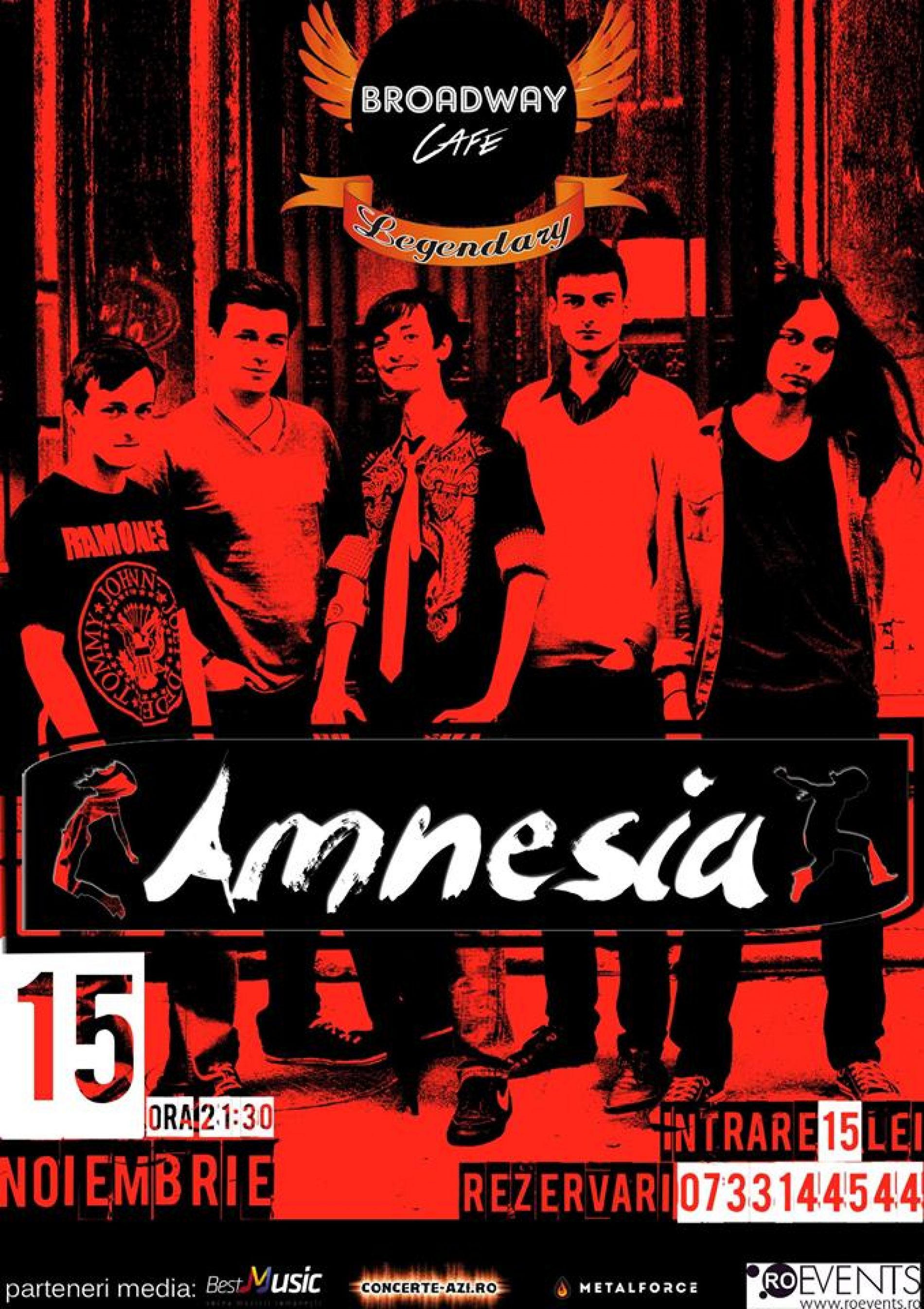Concert Amnesia in Broadway&Legendary Constanta