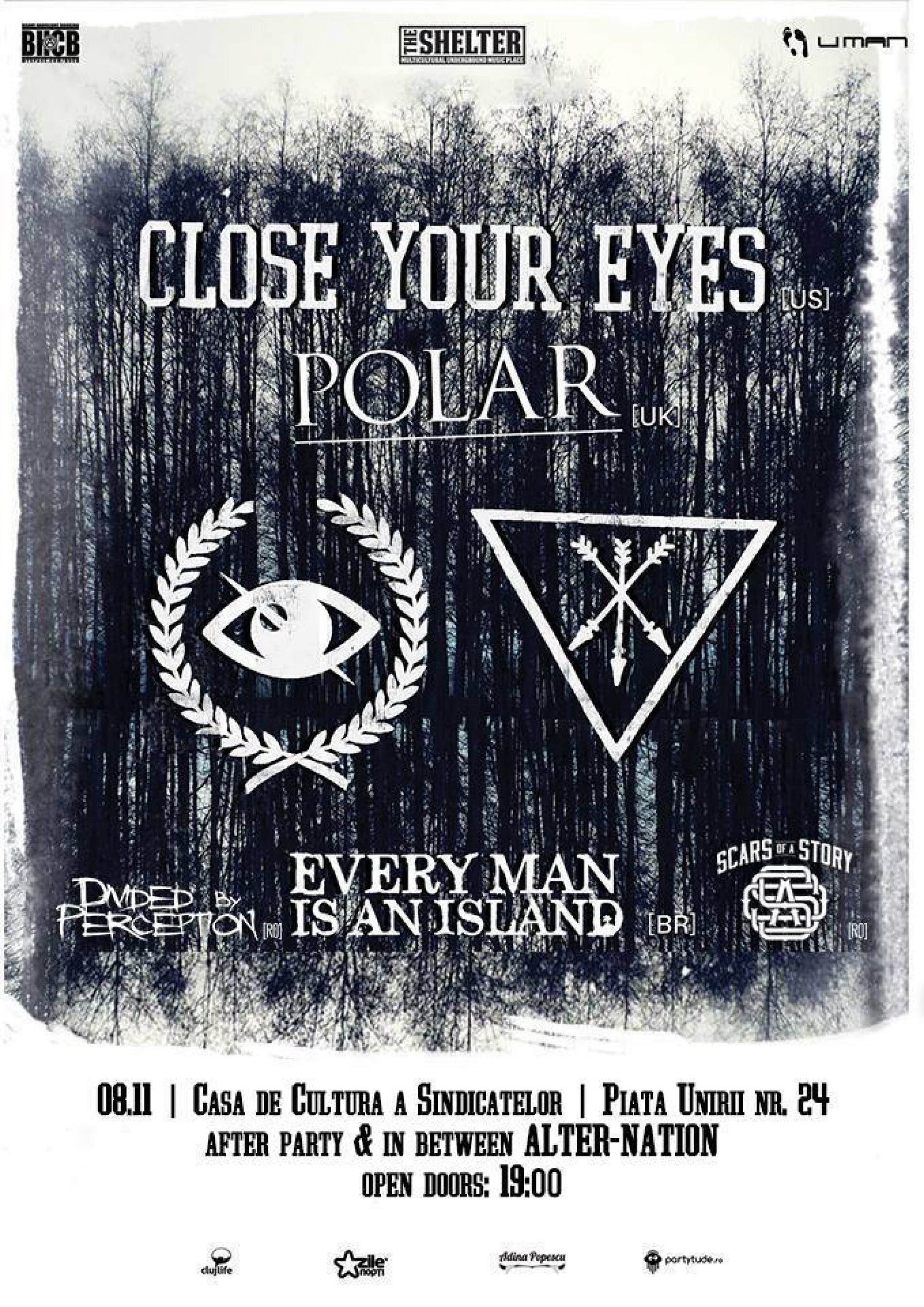 Concert: Polar si Close Your Eyes la Cluj Napoca in noiembrie