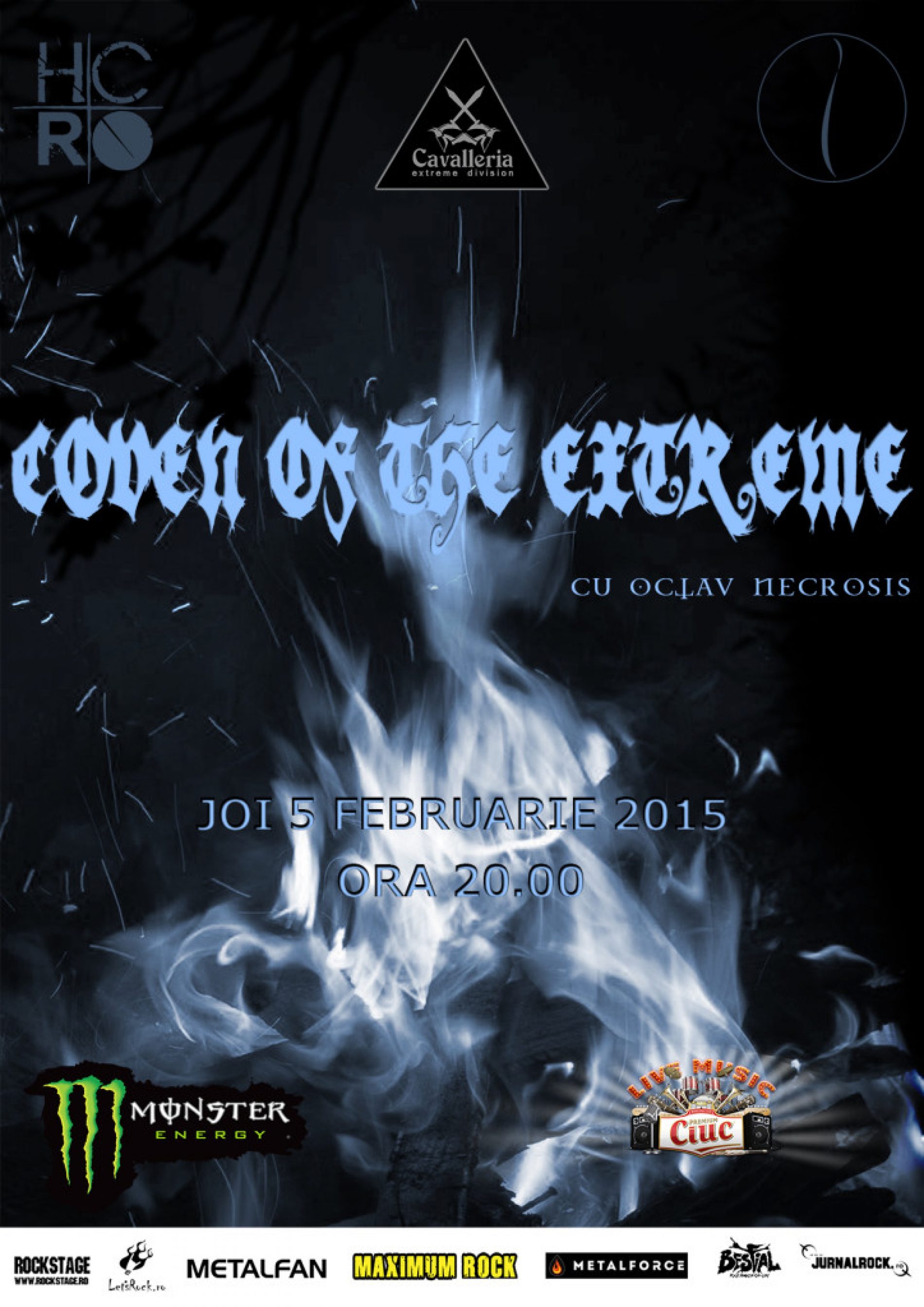 Concert Coven of the Extreme cu Octav Necrosis in Question Mark