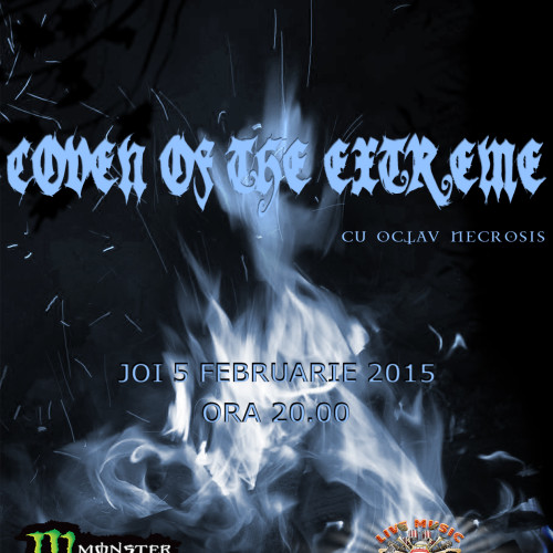 Concert Coven of the Extreme cu Octav Necrosis in Question Mark