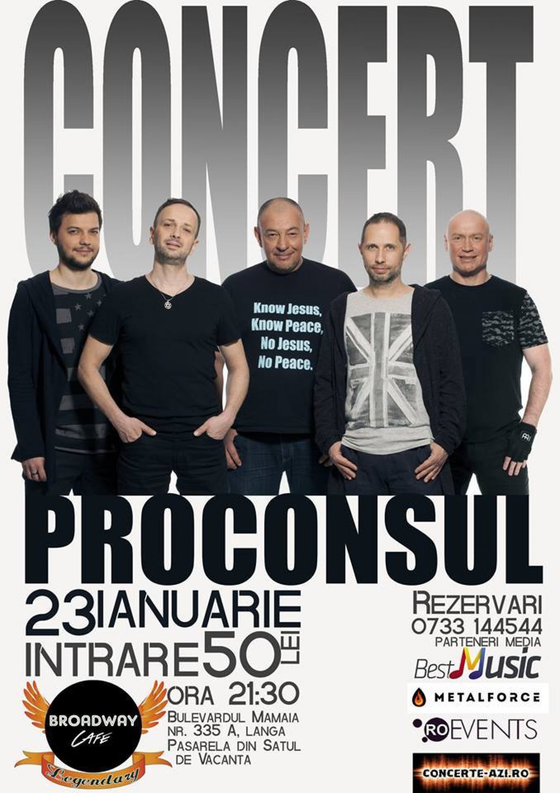 Concert Proconsul in Broadway Cafe Constanta