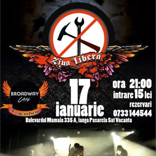Concert: trupa Ziua Libera in Broadway&Legendary Constanta