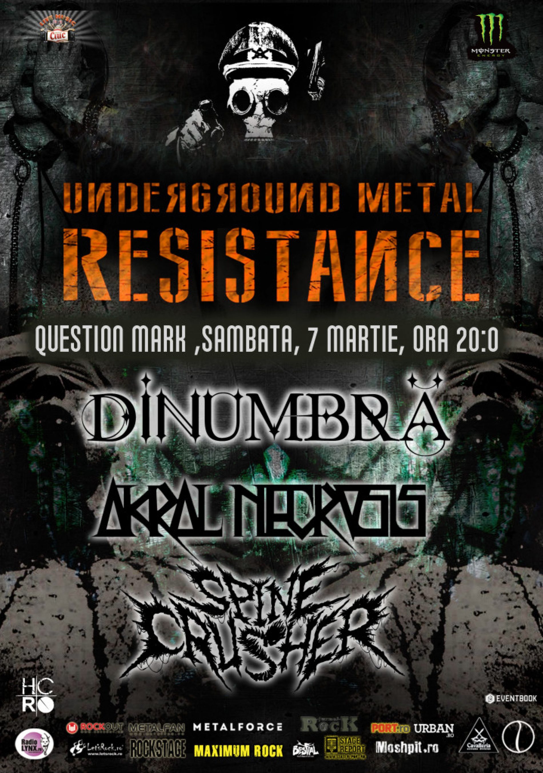 Extreme Night in cadrul Underground Metal Resistance Fest IV