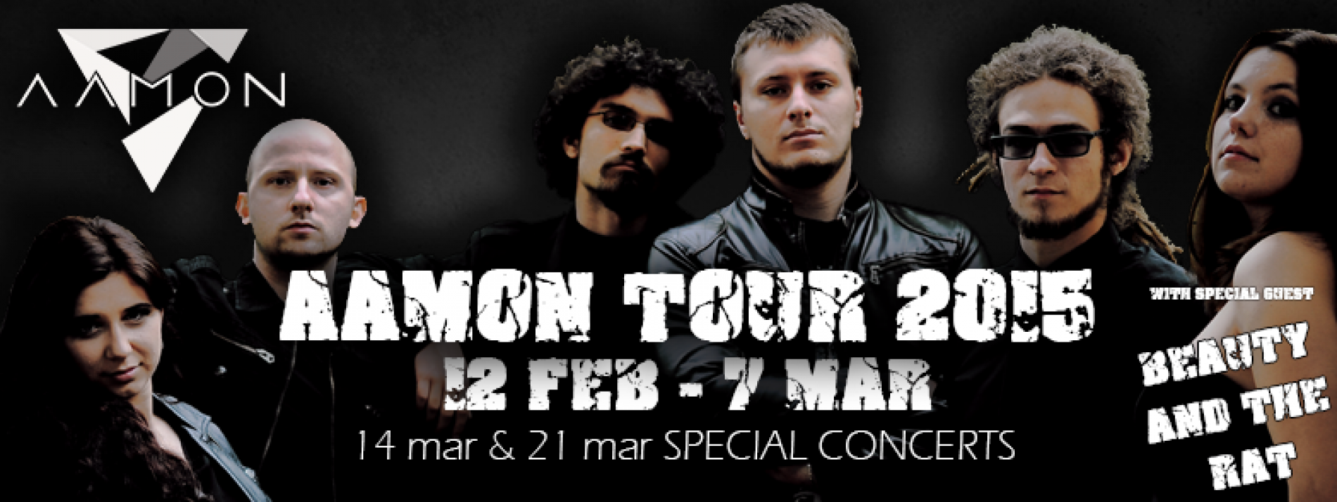 AAMON TOUR 2015: Aamon si Beauty and The Rat in primul lor turneu