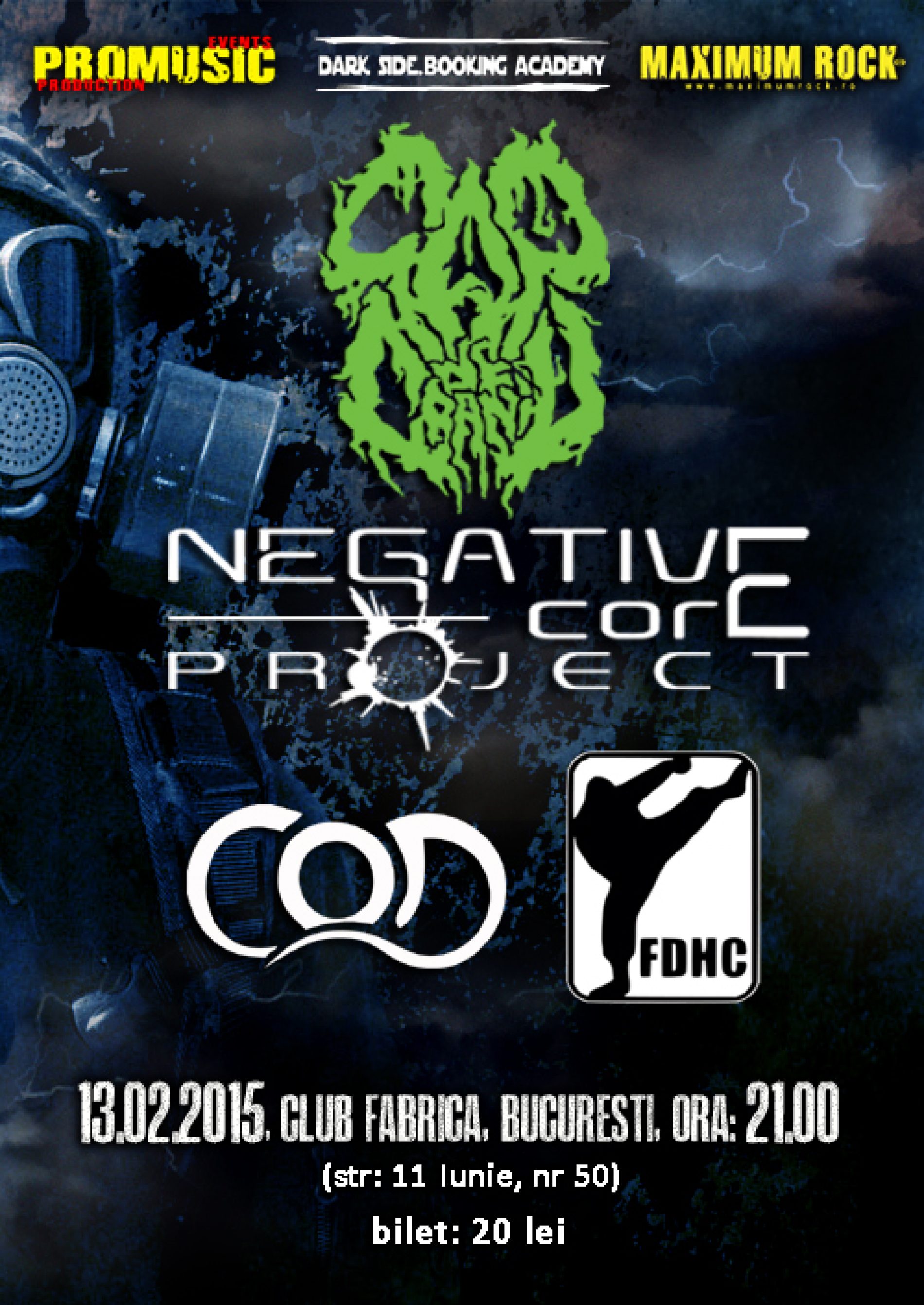 Cap de Craniu, Negative Core Project, COD si First Division