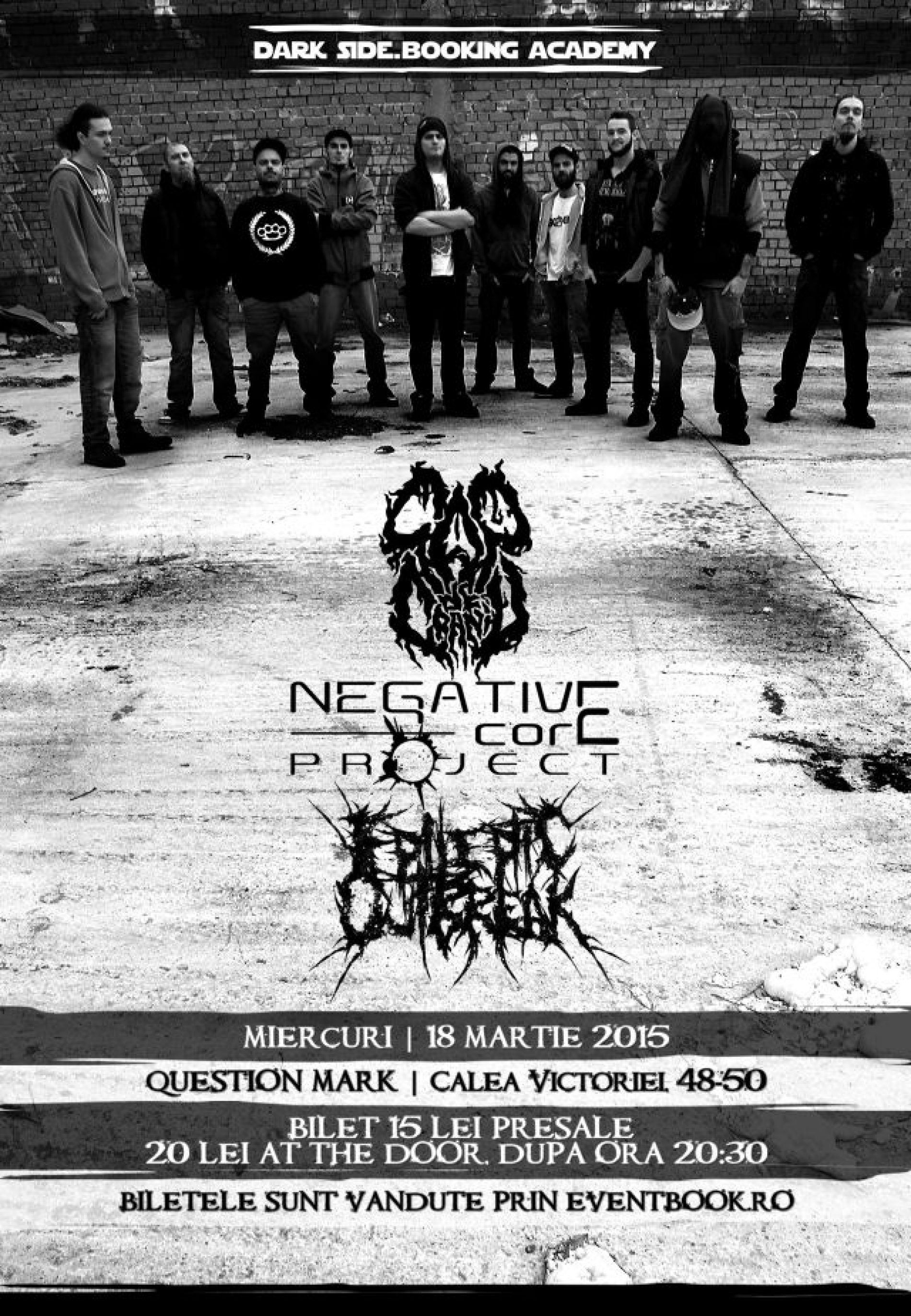 Concert Cap de Craniu, Negative Core Project si Epileptic Outbreak in Question Mark