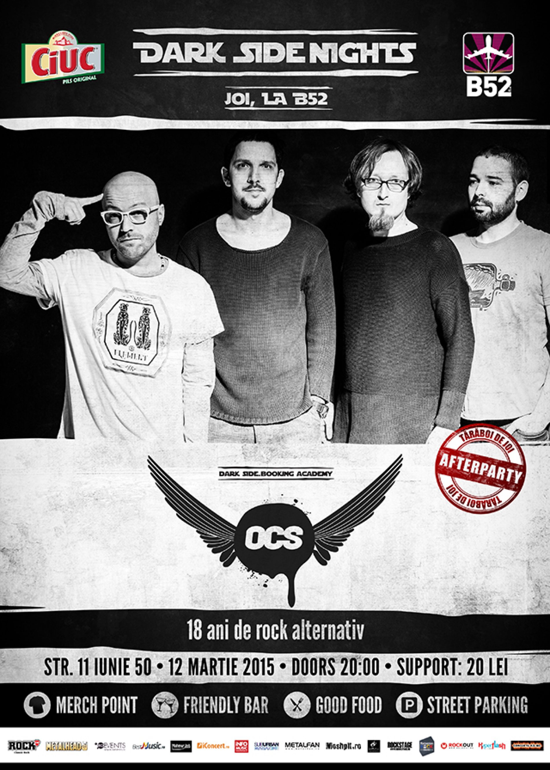 Concert Omul cu Sobolani in Club B52, 12 martie 2015