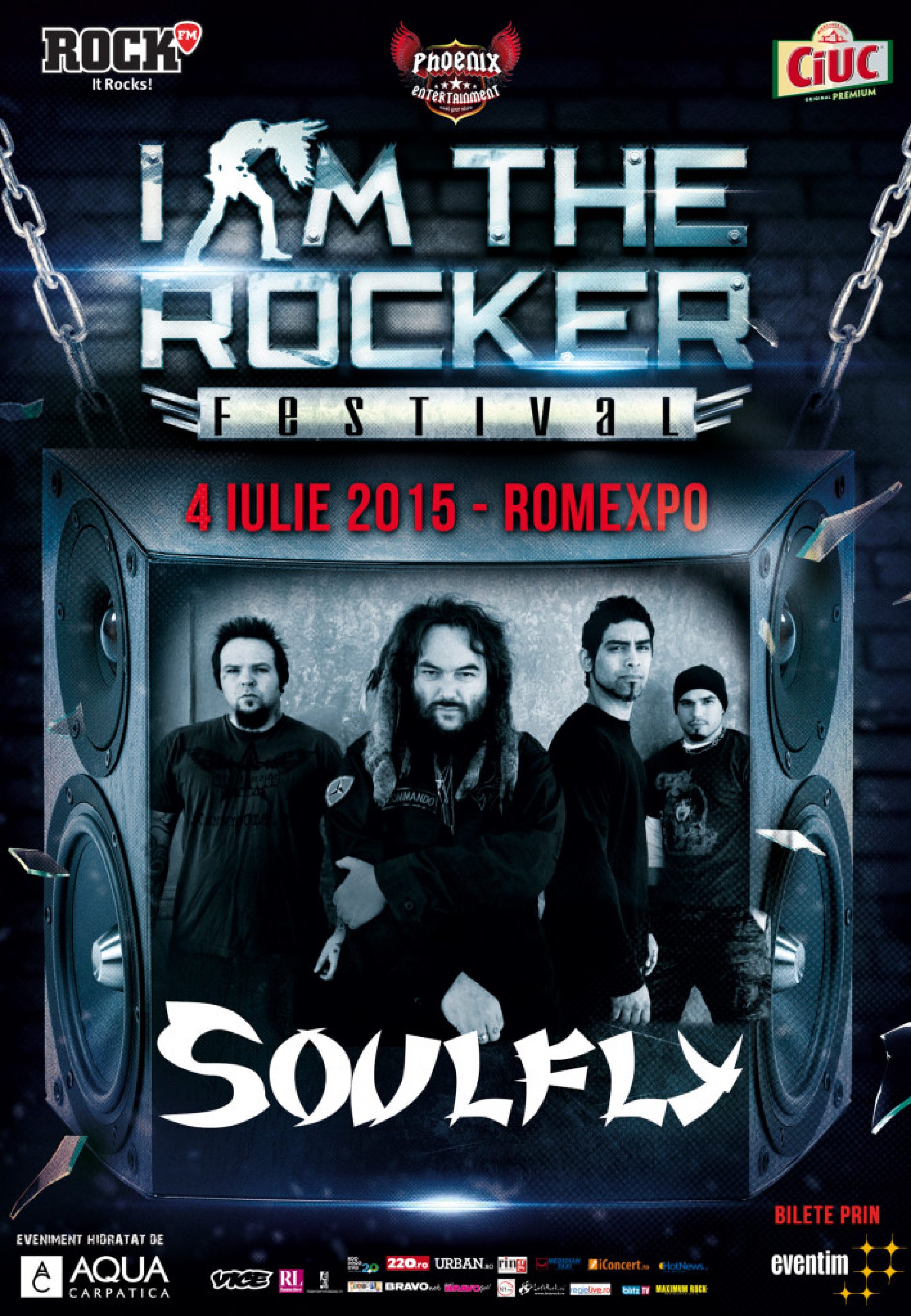 Soulfly revine la Bucuresti cu ocazia festivalului ”I am the rocker”
