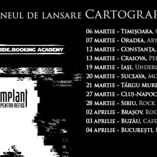 Cronica lansare album Implant Pentru Refuz – Cartography, in Fabrica