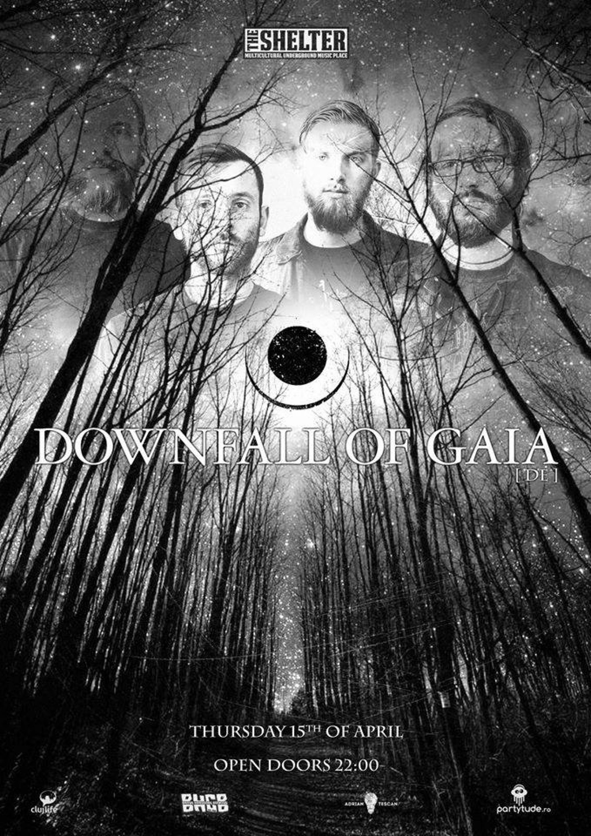 Downfall of Gaia: al doilea concert consecutiv in Question Mark – 14 aprilie