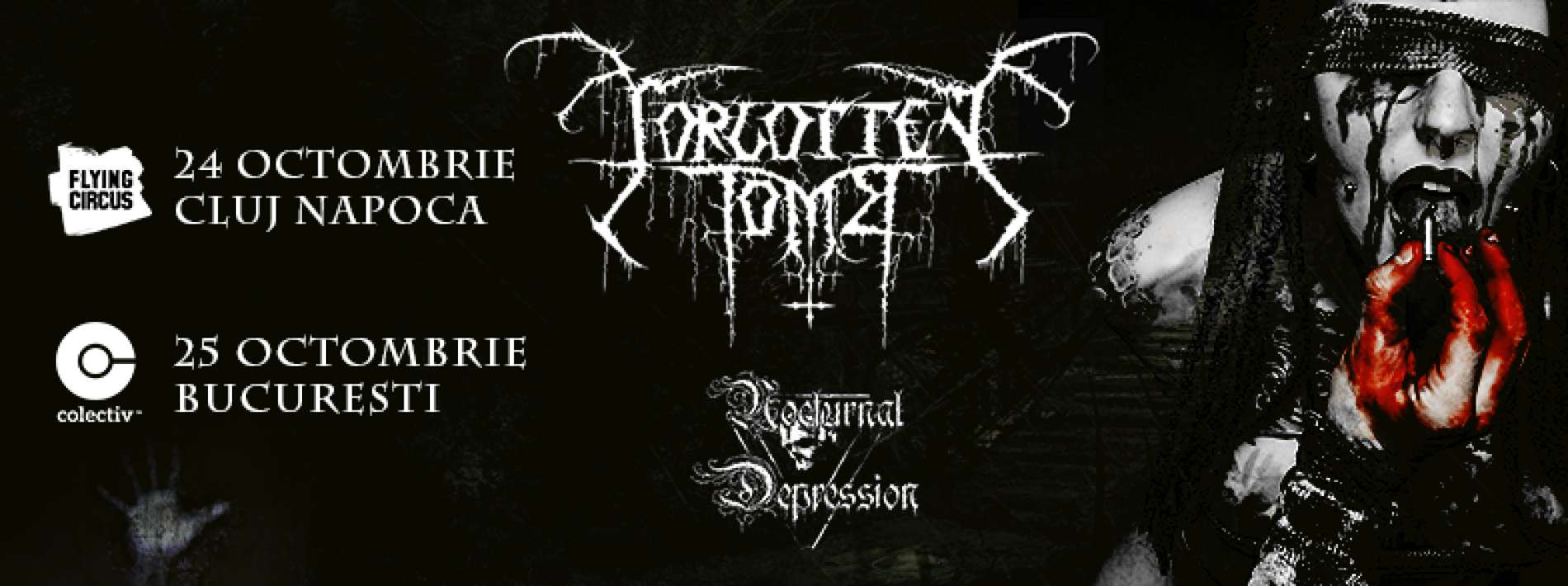 FORGOTTEN TOMB si NOCTURNAL DEPRESSION