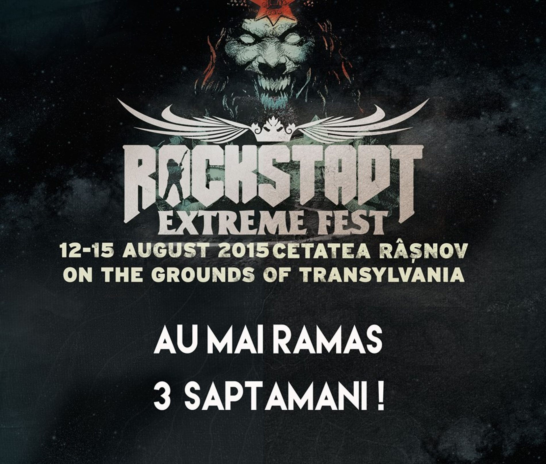 Detalii complete despre Rockstadt Extreme Fest 2015