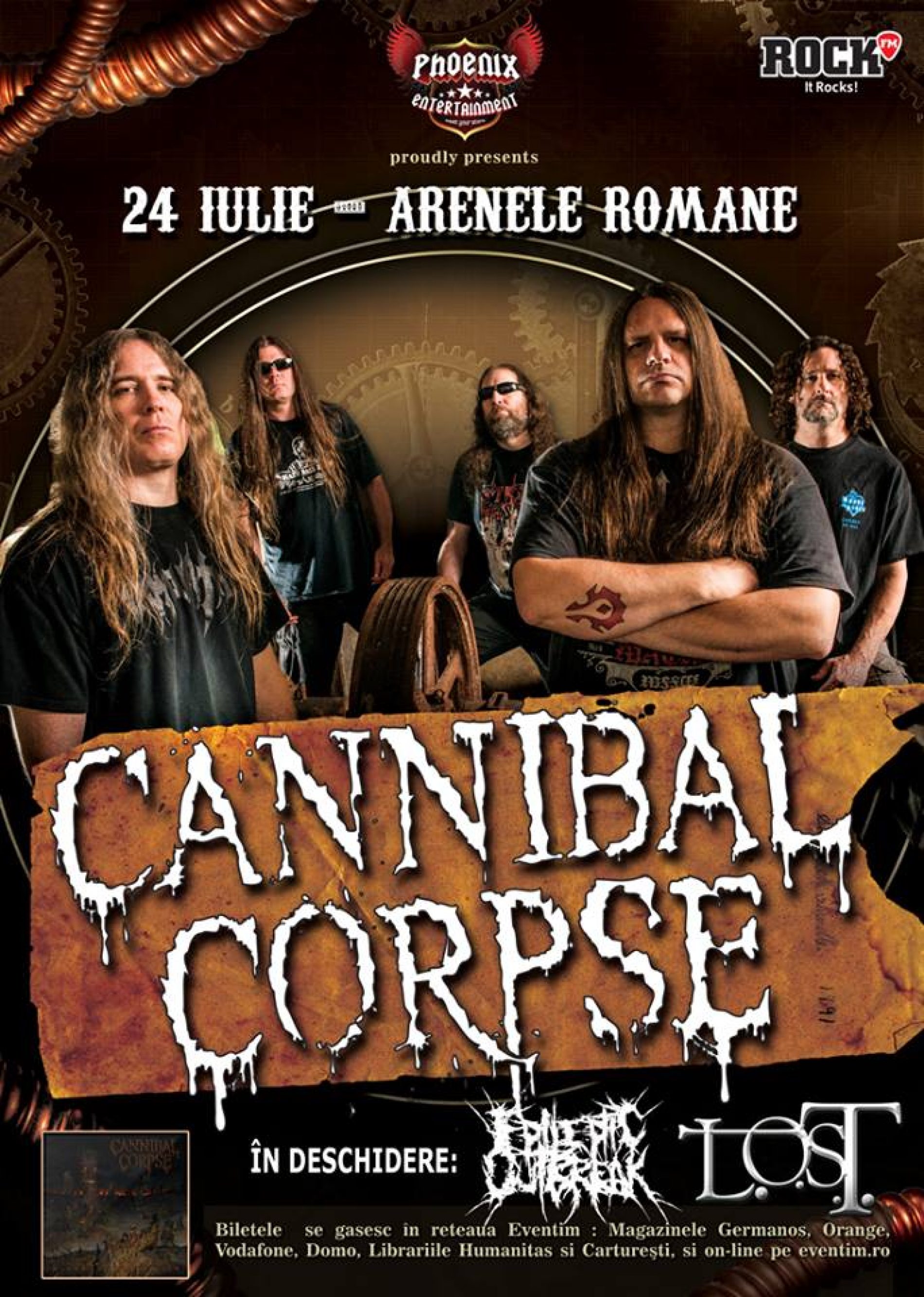 Program și reguli de acces Cannibal Corpse