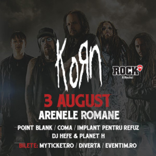 Program si reguli de acces pentru concertul Korn de la Bucuresti