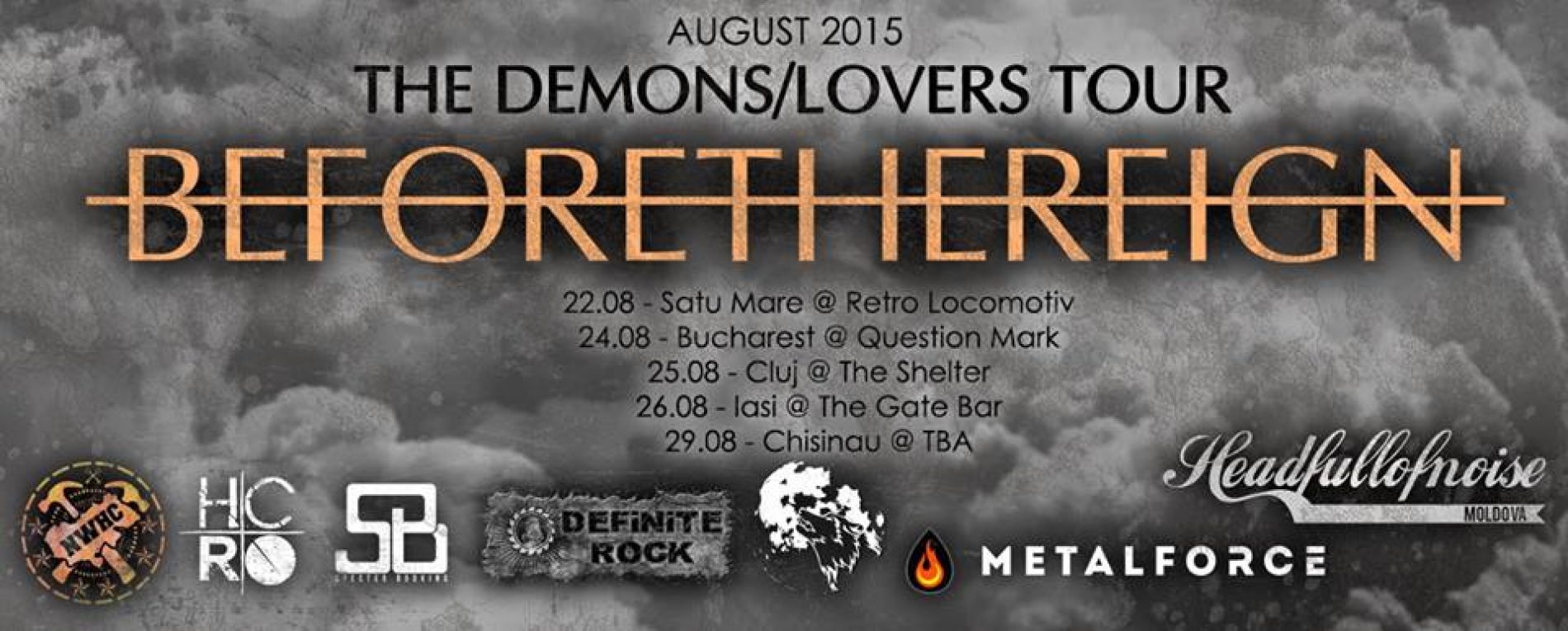 Before The Reign (MD): Demons/Lovers Tour in Romania