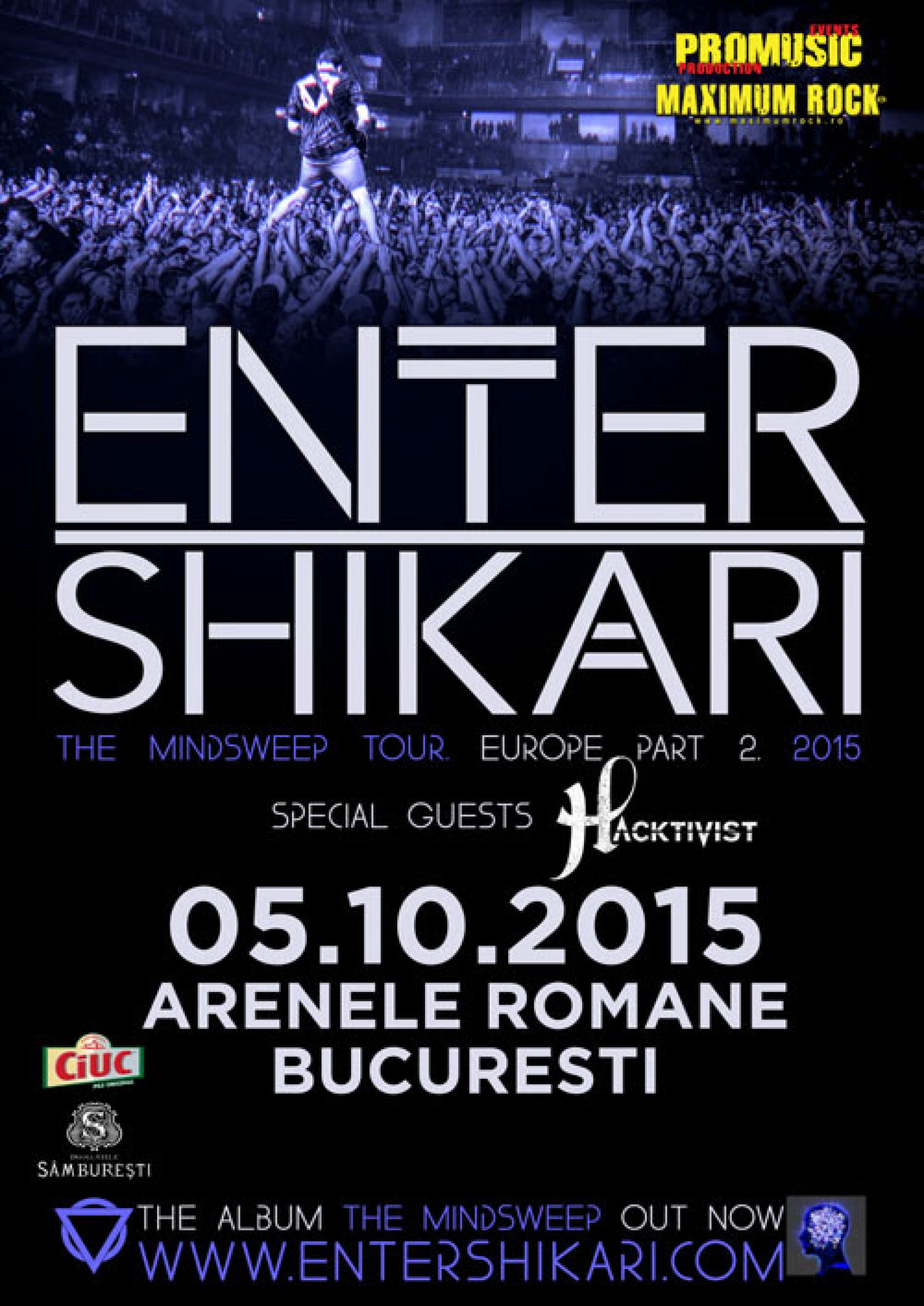 Enter Shikari la Arenele Romane: Hacktivist in deschidere