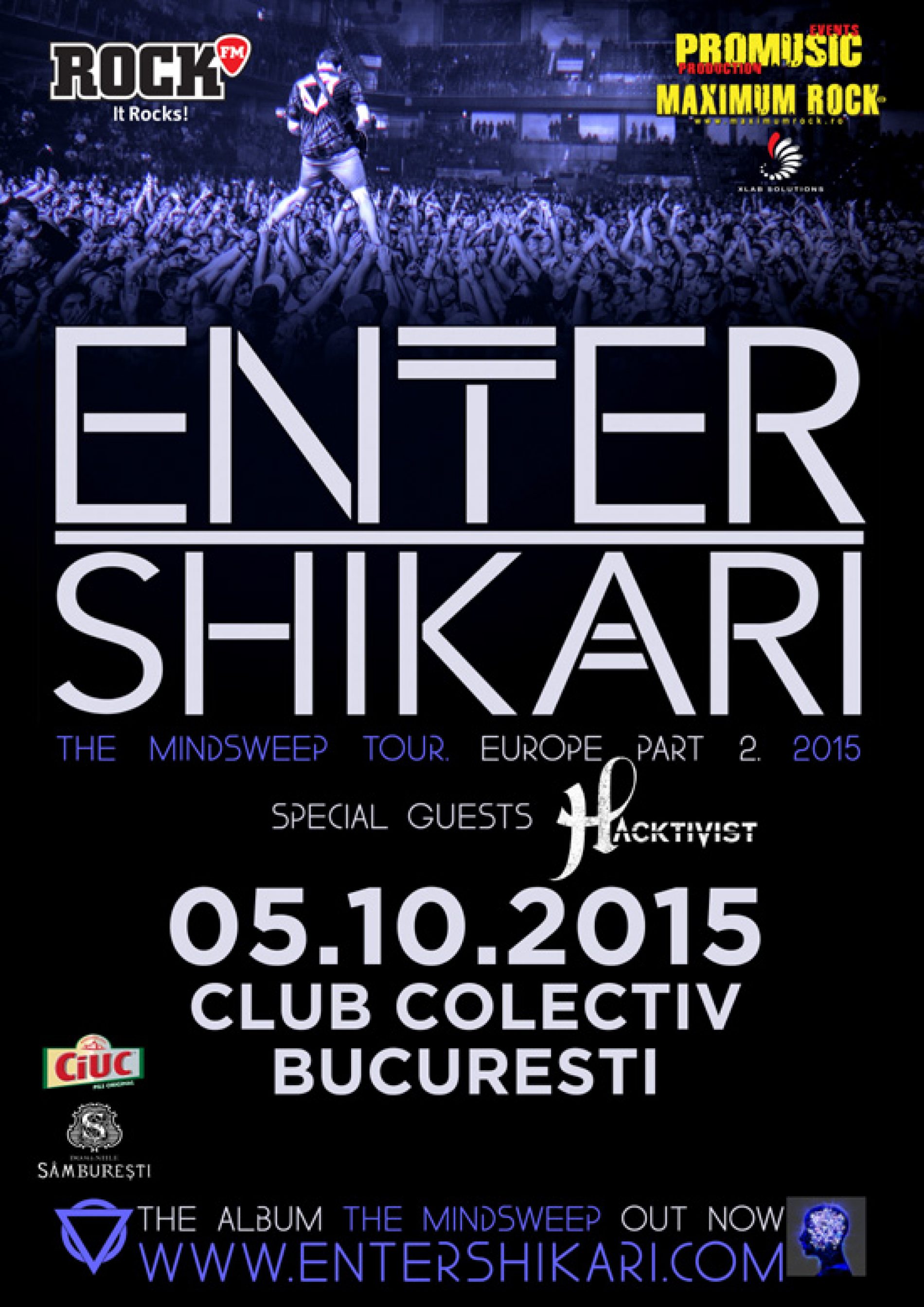 Concertul Enter Shikari din Bucuresti isi schimba locatia