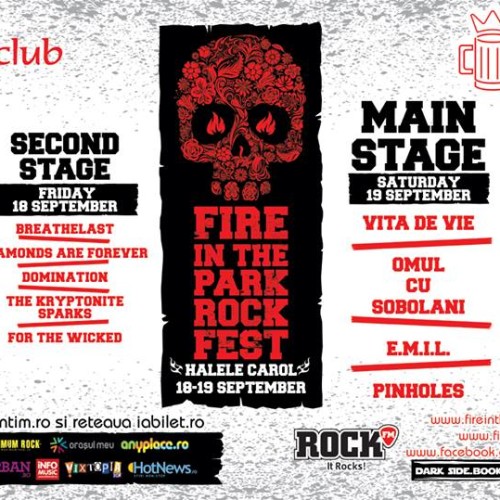 Fire In The Park Rock Fest: 18-19 septembrie 2015