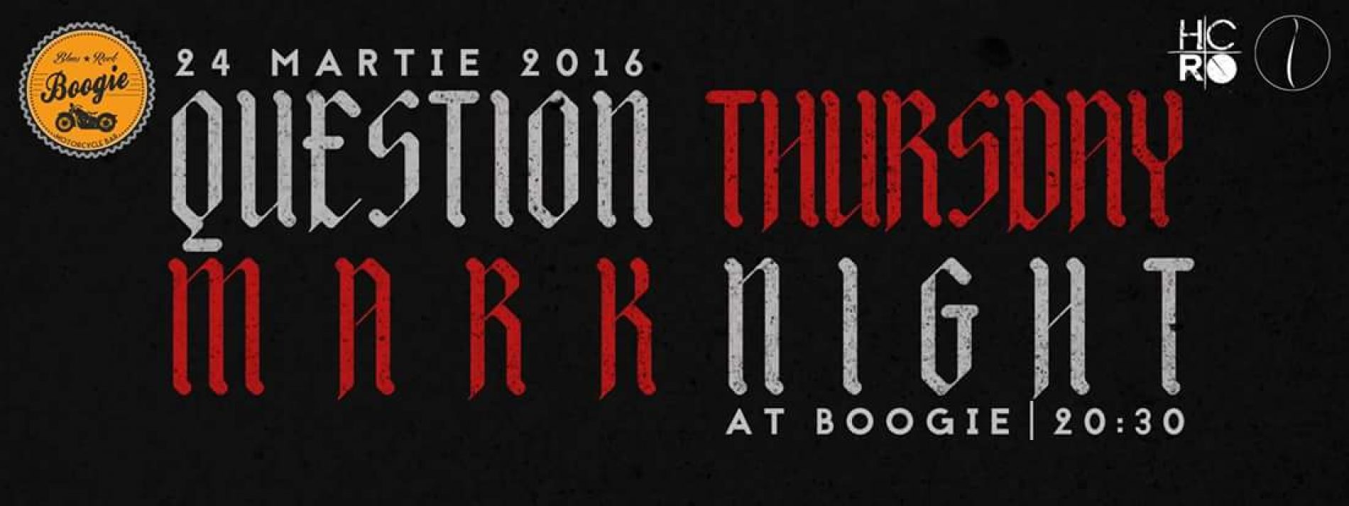 Question Mark night in Boogie Pub