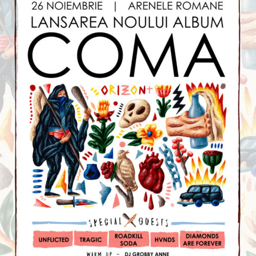 Coma lansează ORIZONT, noul lor album, pe 26 noiembrie la Arenele Romane!