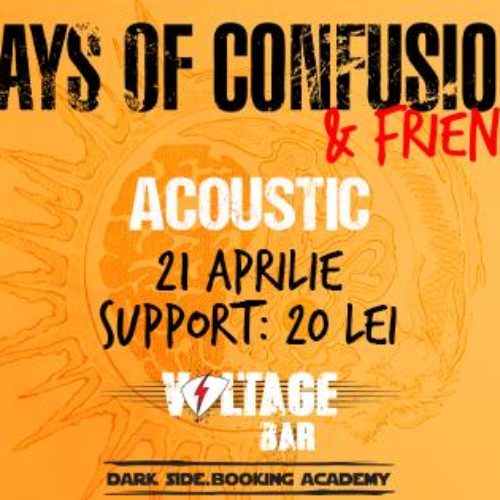 Cronica: Days of Confusion concert acustic @ Voltage