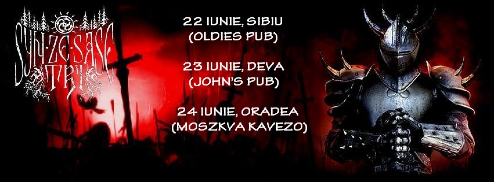 Syn Ze Șase Tri in concert la Sibiu, Deva si Oradea