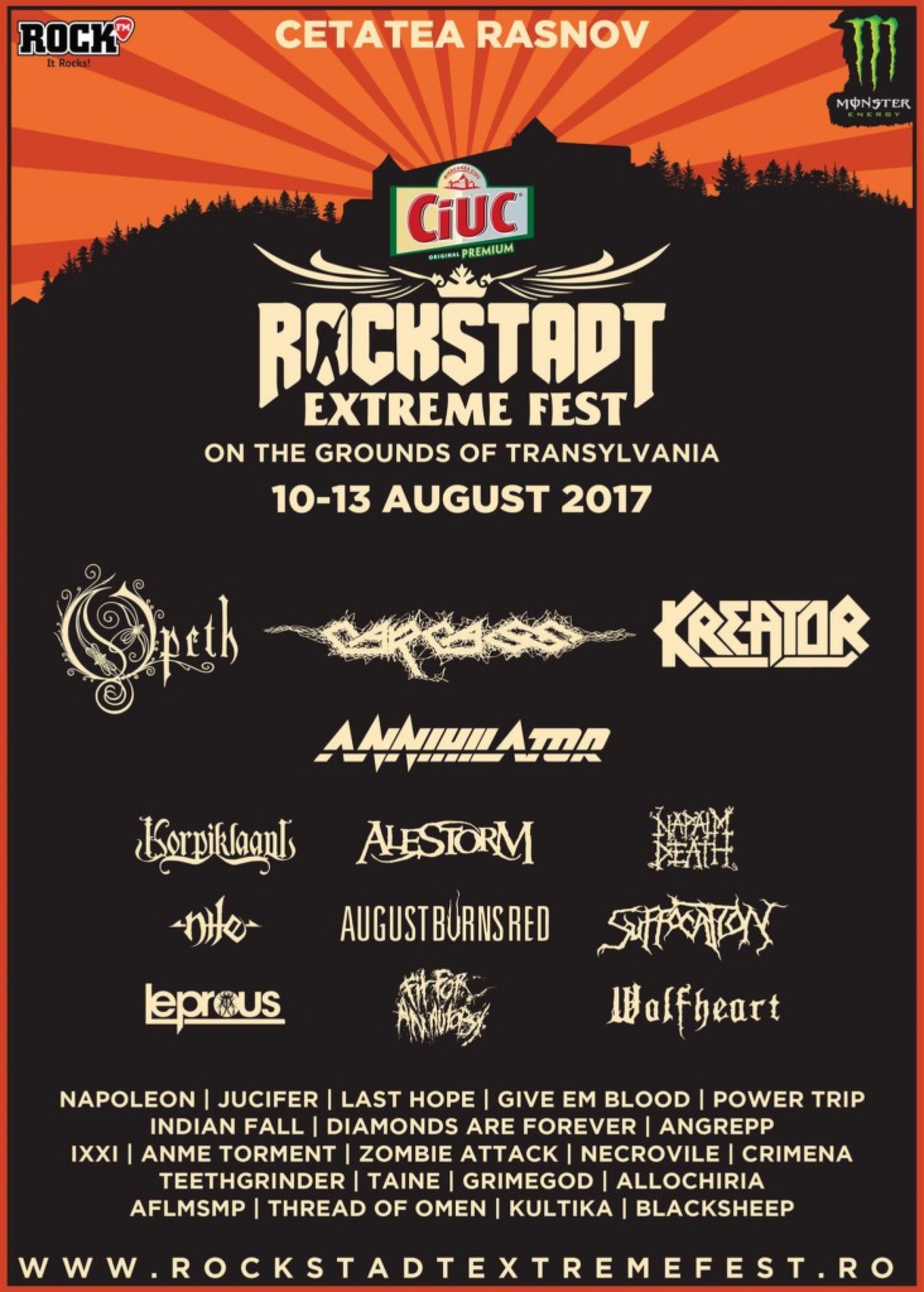 Kreator confirmati pentru Rockstadt Extreme Fest 2017
