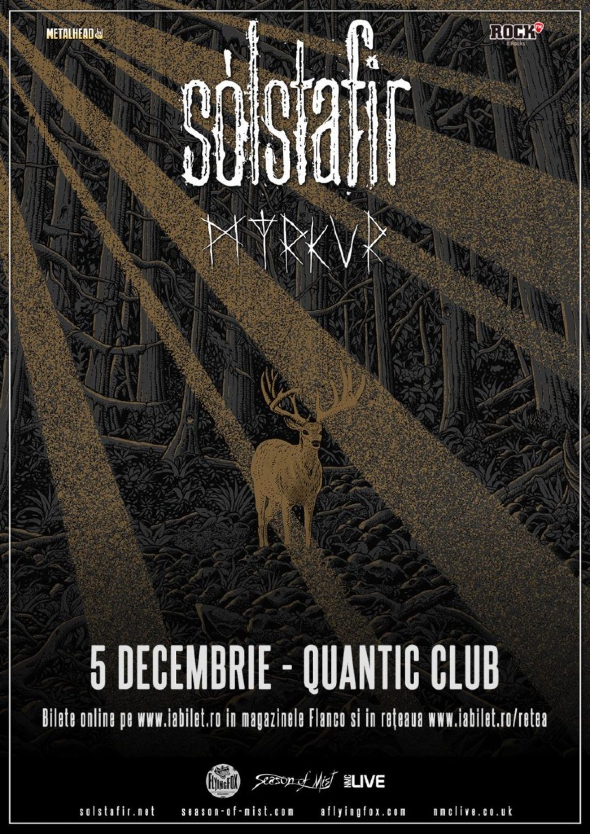 Concert Sólstafir si Myrkur la Bucuresti