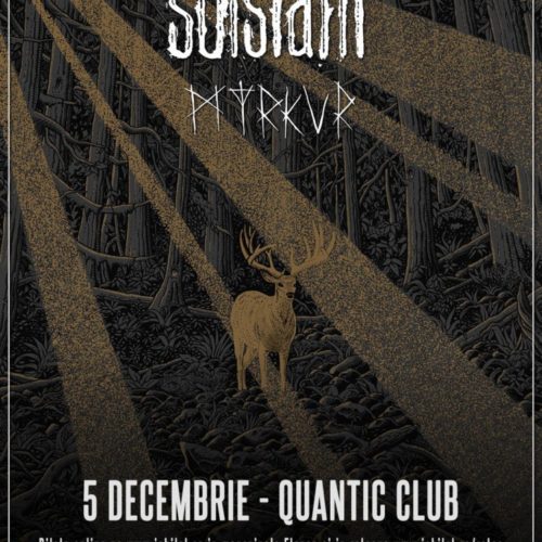Arstidir se alatura concertului Solstafir si Myrkur de pe 5 Decembrie din Quantic