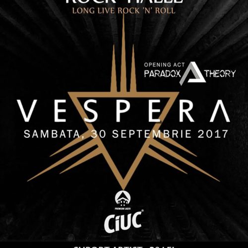 Vespera concertează în Rock Halle din Constanța