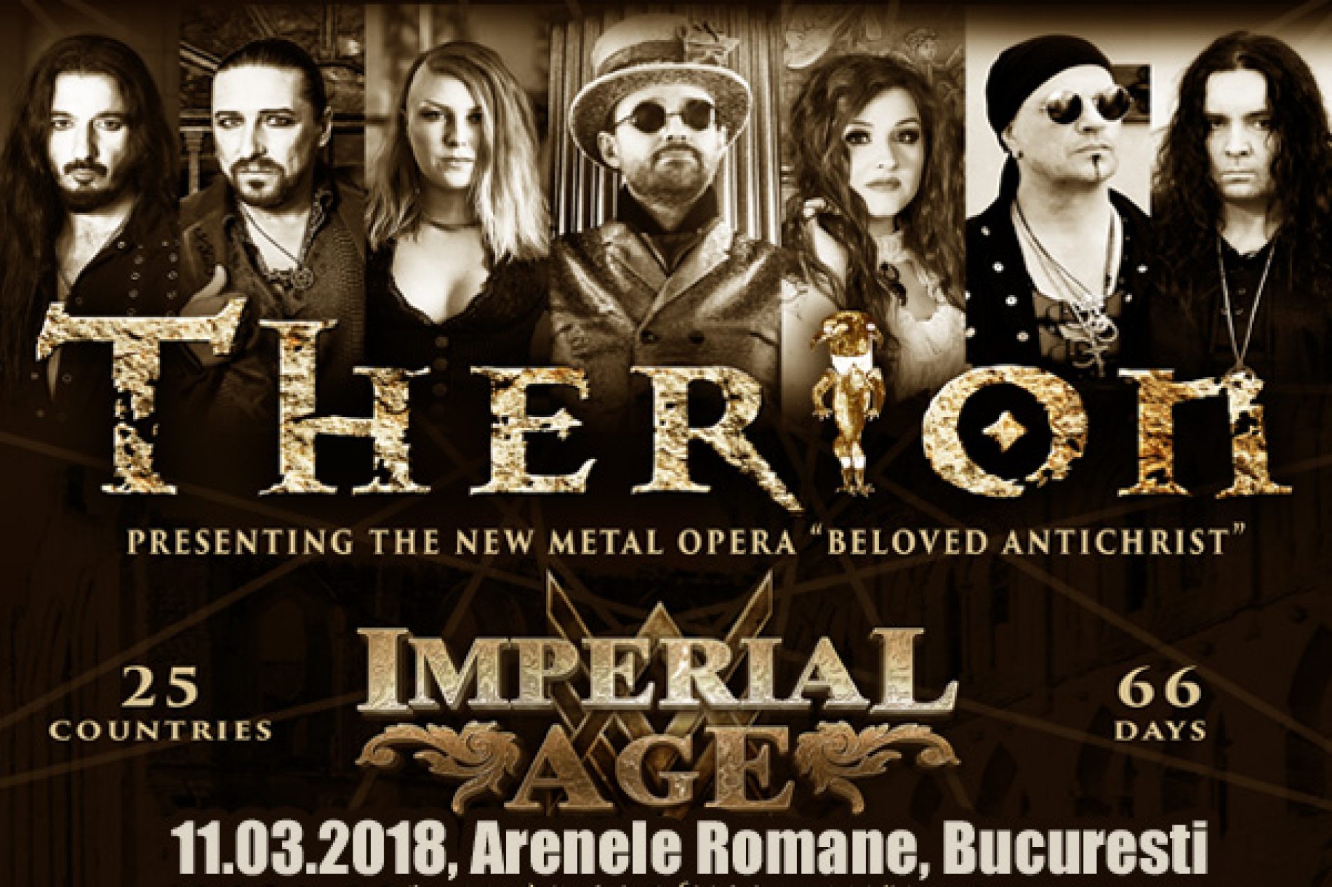 Therion dezvăluie data de lansare, artwork-ul și tracklist-ul operei metal”Beloved Antichrist”