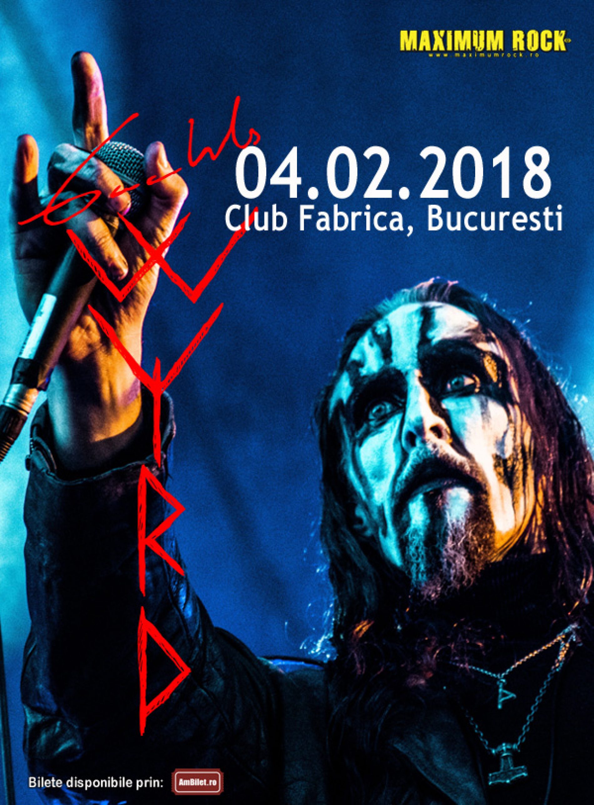 Gaahls WYRD concertează la București pe 4 februarie 2018