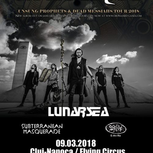 E-an-na va concerta alături de Orphaned Land, Lunarsea și Subterranean Masquerade în Cluj Napoca