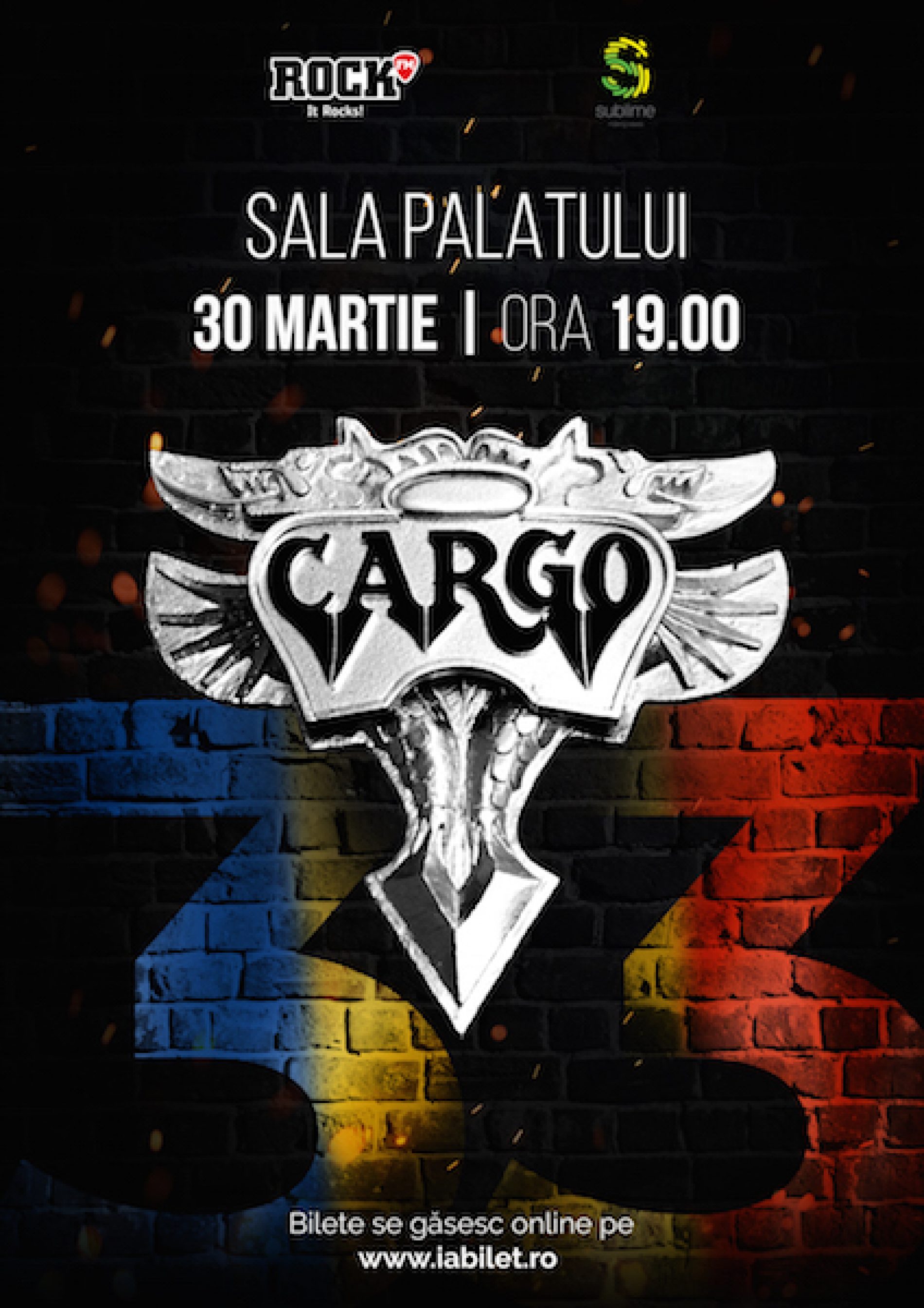 Trupa CARGO – 30 martie la Sala Palatului