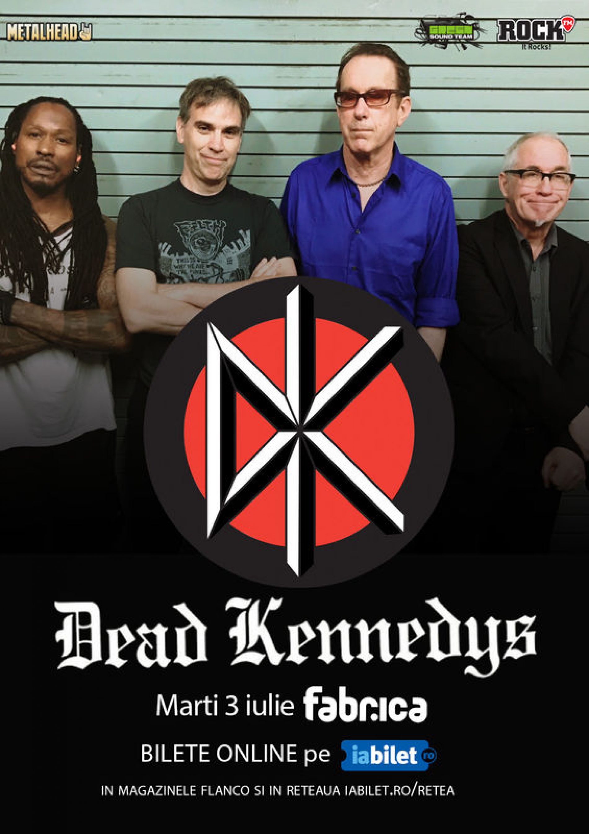 Concert Dead Kennedys în premieră în România!